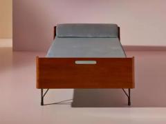 Gastone Rinaldi Gastone Rinaldi plywood metal and brass daybed by Rima Italy 1950s - 3791671