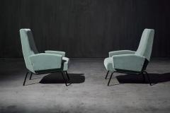 Gastone Rinaldi Mid Century Modern Lounge Chairs in the Style of Gastone Rinaldi Italy 1950s - 4088916