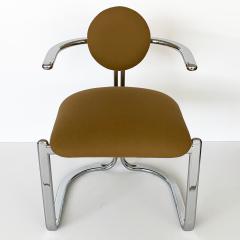 Gastone Rinaldi Pair of Chrome Armchairs by Gastone Rinaldi for Thema Italy - 1096780