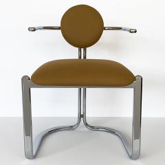 Gastone Rinaldi Pair of Chrome Armchairs by Gastone Rinaldi for Thema Italy - 1096781