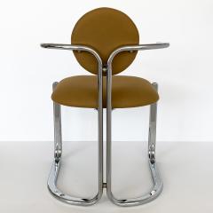 Gastone Rinaldi Pair of Chrome Armchairs by Gastone Rinaldi for Thema Italy - 1096786