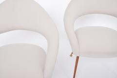 Gastone Rinaldi Pair of rare Italian Mid Century Lounge Chairs Model DU 55 P by Gastone Rinaldi - 2945432