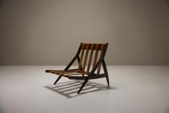Gastone Rinaldi Set Of Two P 94 Lounge Chairs In Walnut And Ash By Gastone Rinaldi Italy 1957 - 3384788