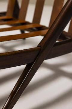 Gastone Rinaldi Set Of Two P 94 Lounge Chairs In Walnut And Ash By Gastone Rinaldi Italy 1957 - 3384794