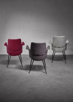 Gastone Rinaldi Set of 3 Gastone Rinaldi DU20 side chairs - 4691442