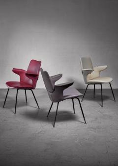 Gastone Rinaldi Set of 3 Gastone Rinaldi DU20 side chairs - 4691443