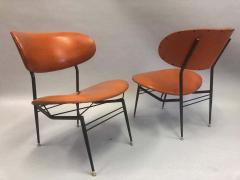 Gastone Rinaldi Two Pairs of Italian Mid Century Modern Lounge Chairs by Gastone Rinaldi - 1599310