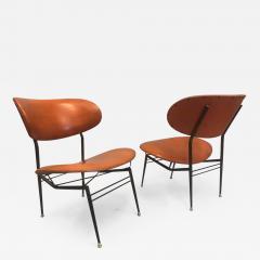 Gastone Rinaldi Two Pairs of Italian Mid Century Modern Lounge Chairs by Gastone Rinaldi - 1601945