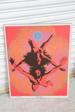 Gemini Zodiac Psychedelic Art 1967 Funky Features Poster - 4033119