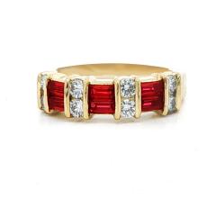Gemlok Ruby and Diamond Band - 4641735