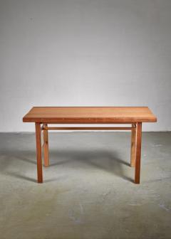 Gene Caples Gene Caples Walnut and Oak console Table USA 1960s - 1020933