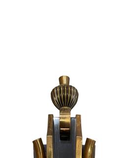 Genet et Michon 1940s Pair of bronze sconces by Genet Michon - 4581665