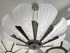 Genet et Michon French Art Deco Chandelier by Ge net et Michon LU161924751803 - 3941347