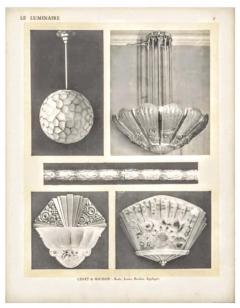 Genet et Michon French Art Deco Chandelier by Genet et Michon - 3941496