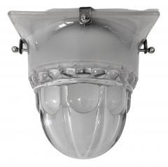 Genet et Michon French Art Deco Geometric Flush Mount or Sconce by Genet Michon - 3940573