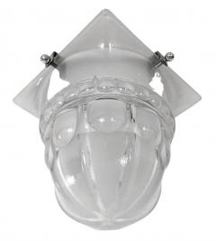 Genet et Michon French Art Deco Geometric Flush Mount or Sconce by Genet Michon - 3940574
