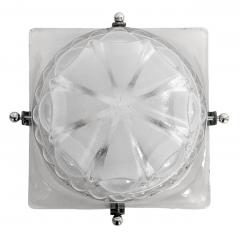 Genet et Michon French Art Deco Geometric Flush Mount or Sconce by Genet Michon - 3940575