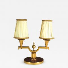 Genet et Michon Genet et Michon Pair of Gilt Bronze Lamps 1940 - 1592291