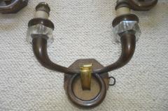 Genet et Michon Genet et Michon Set of 3 Bronze Sconces - 609839