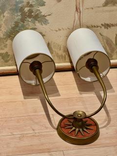 Genet et Michon Genet et Michon refined pair of 40s sconces - 2728845