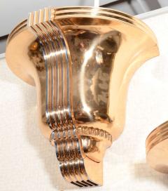 Genet et Michon Huge pair of Art D co Bronze sconces - 854071