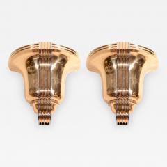 Genet et Michon Huge pair of Art D co Bronze sconces - 854995