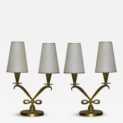 Genet et Michon Pair of French Art Deco Table Lamps by Genet et Michon - 1423892