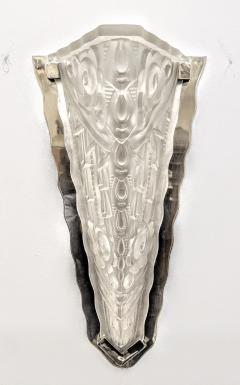 Genet et Michon Pair of French Art Deco Wall Sconces by Genet et Michon - 3942084