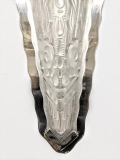 Genet et Michon Pair of French Art Deco Wall Sconces by Genet et Michon - 3942085