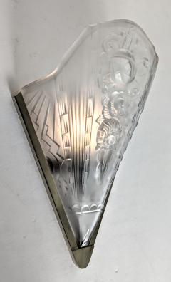 Genet et Michon Pair of French Art Deco by Genet Michon Wall Sconces Two pairs are available  - 3942488