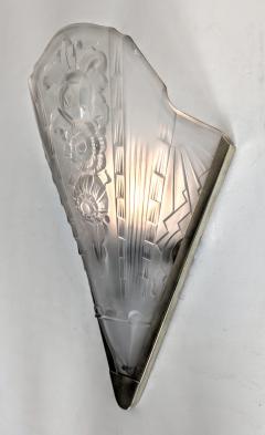Genet et Michon Pair of French Art Deco by Genet Michon Wall Sconces Two pairs are available  - 3942489