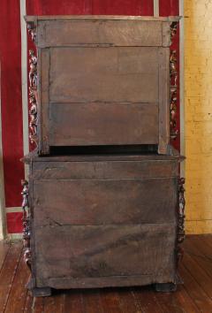 Genoese Cabinet Called Stipo From The Renaissance Period In Walnut - 4125068