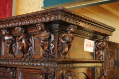 Genoese Cabinet Called Stipo From The Renaissance Period In Walnut - 4125073