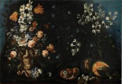 Genuine Antique 17th Century Italian Still Oil Painting - 1810189