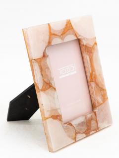 Genuine Pink Quartz Glass 5 x 7 photo frame by Tozai Home 2015 - 4315449