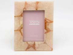 Genuine Pink Quartz Glass 5 x 7 photo frame by Tozai Home 2015 - 4315556