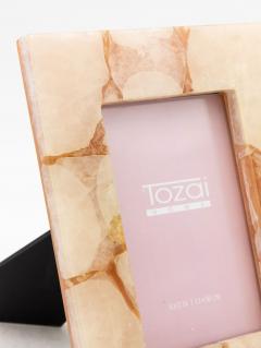 Genuine Pink Quartz Glass 5 x 7 photo frame by Tozai Home 2015 - 4315560