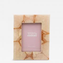 Genuine Pink Quartz Glass 5 x 7 photo frame by Tozai Home 2015 - 4319543