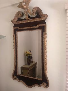 Geo II mahogany gilt mirror with - 2193327