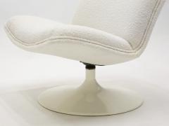 Geoffery Harcourt Geoffrey Harcourt for Artifort F504 swivel lounge chair boucl 1960s - 1860190