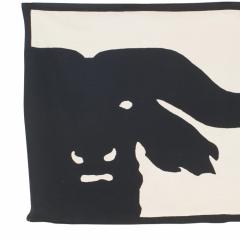 Geoffrey Bradfield Contemporary Black And White Bradfield Buffalo Tapestry - 3194029