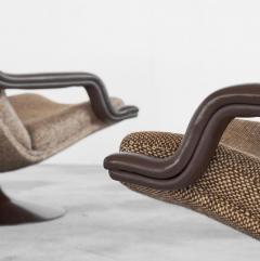 Geoffrey Harcourt Geoffrey Harcourt Pair of F152 Lounge Chairs with Ottoman for Artifort 1975 - 4528601