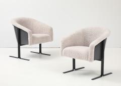 Geoffrey Harcourt Geoffrey Harcourt Sheepskin Bronze Chairs - 4381275