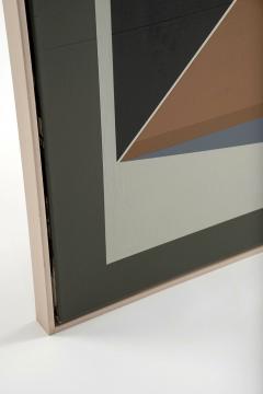 Geometric Abstract Expressionist Mixed Medium Painting - 3278378