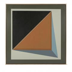 Geometric Abstract Expressionist Mixed Medium Painting - 3278379