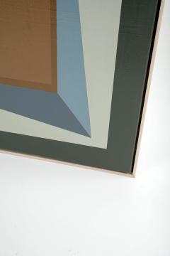 Geometric Abstract Expressionist Mixed Medium Painting - 3278382
