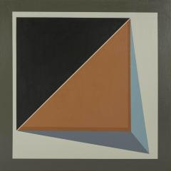 Geometric Abstract Expressionist Mixed Medium Painting - 3281737