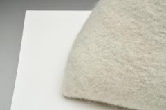 Geometric Accent Pillow in Premium White Fabric - 2350469