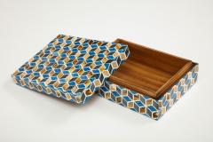 Geometric Pattern Bone Horn Box - 1173270