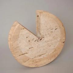 Geometric Travertine Sculpture - 3256223